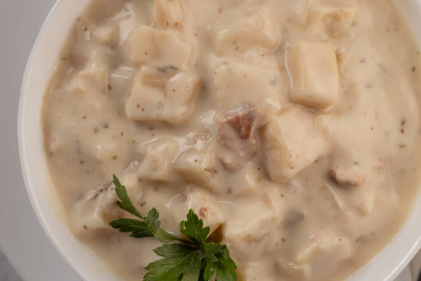istock Cream soup with potato 1734439099