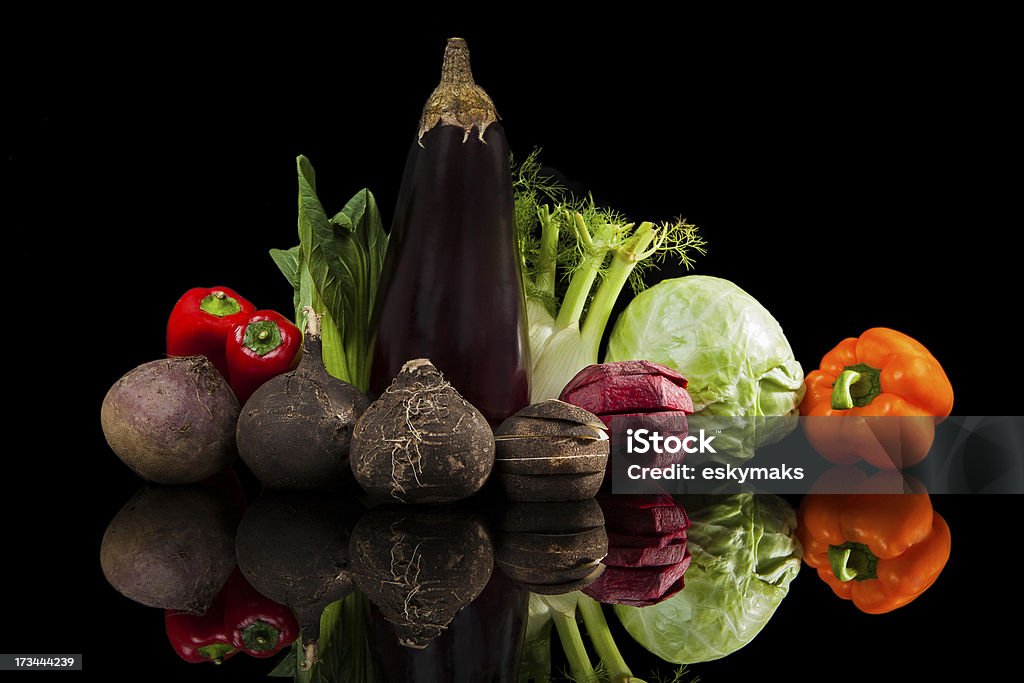Luxueux coloré de légumes nature morte. - Photo de Fenouil libre de droits