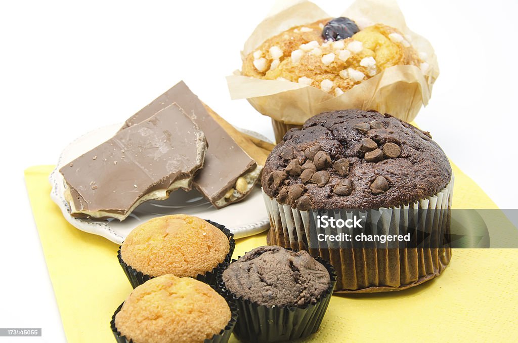 Muffin al cioccolato - Foto stock royalty-free di Castagna