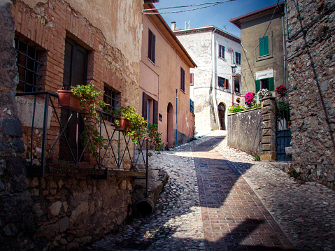 An old Italian town not far from Rome.