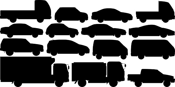 Vehicle silhouettes.
