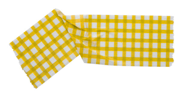 istock yellow patterned sticker paper tape isolated on white background 1734596580