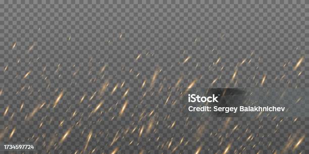 Simple Fire Particles Flying Fire Particles Isolated On Transparent Background Dynamic Flame ...