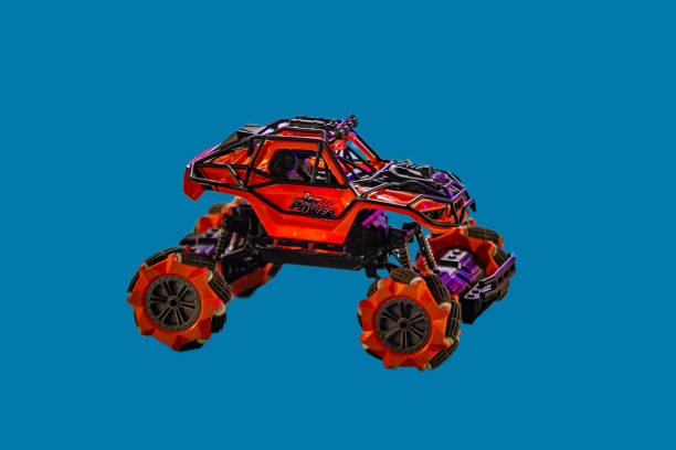 istock Toy car. Radio control car 1734697253