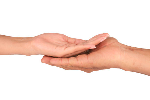 istock Female hands showing open hand gesture 1734702166
