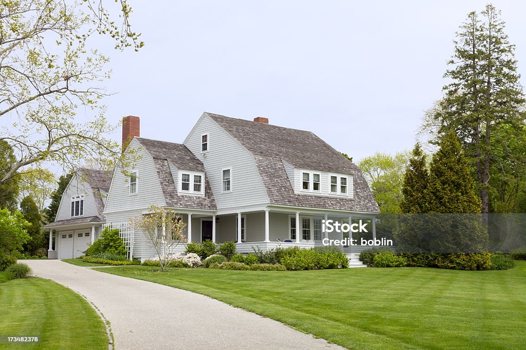 Beautiful Home A beautiful country home near Cape Cod in New England. House Stock Photo