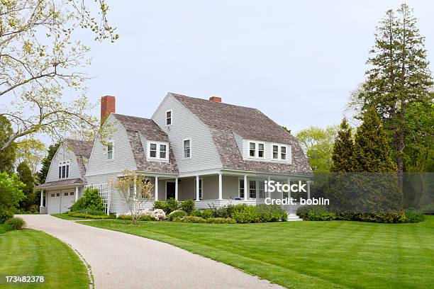 Beautiful Home Stock Photo - Download Image Now - House, Residential Building, Driveway