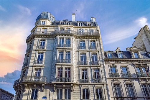 Paris, a beautiful building in the 7e arrondissement
