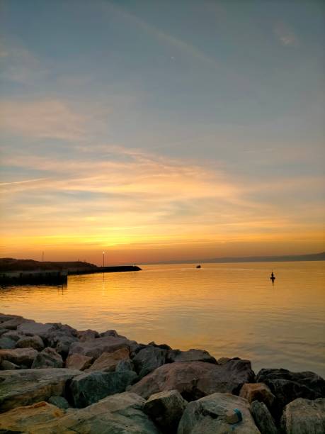 istock sunrise in Burela, Spain 1734882534
