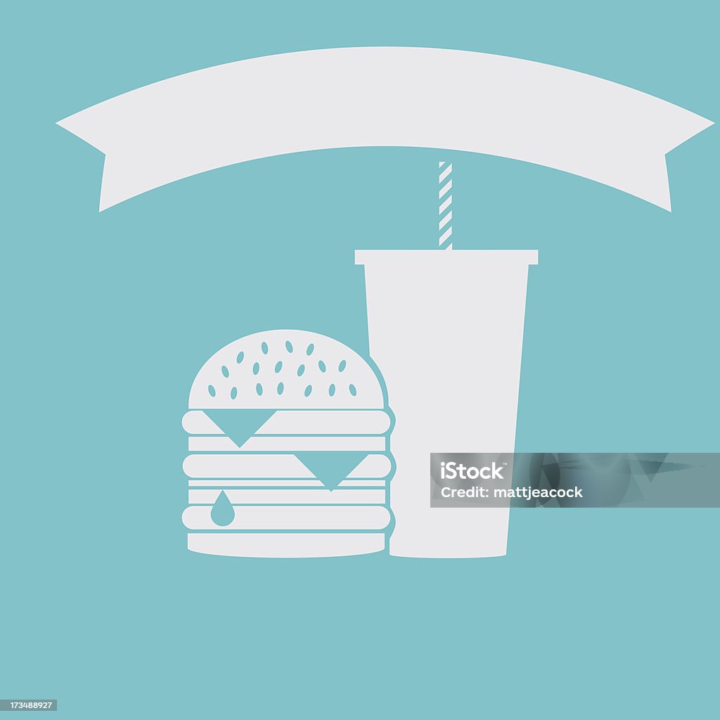 banner de comida rápida - Royalty-free Alimentação Não-saudável Ilustração de stock