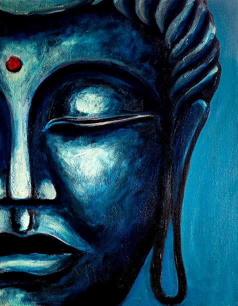 Fine Art: Buddha Painting Fine Art: Buddha Painting (Acrlylic). I am the artist. buddha art stock illustrations