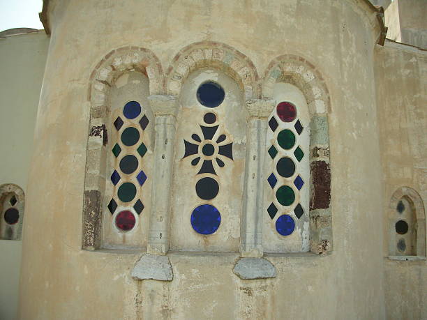 istock Greek Church Windows 173489041
