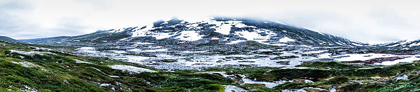 Mountain panorama, Jotunheimen Norway stock photo