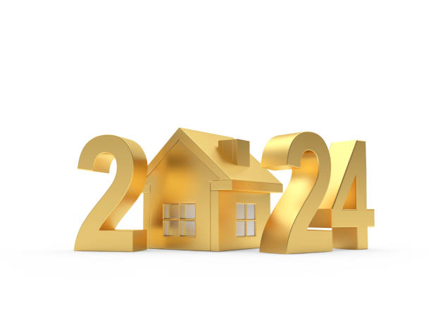 istock 2024 with golden house icon 1734922959
