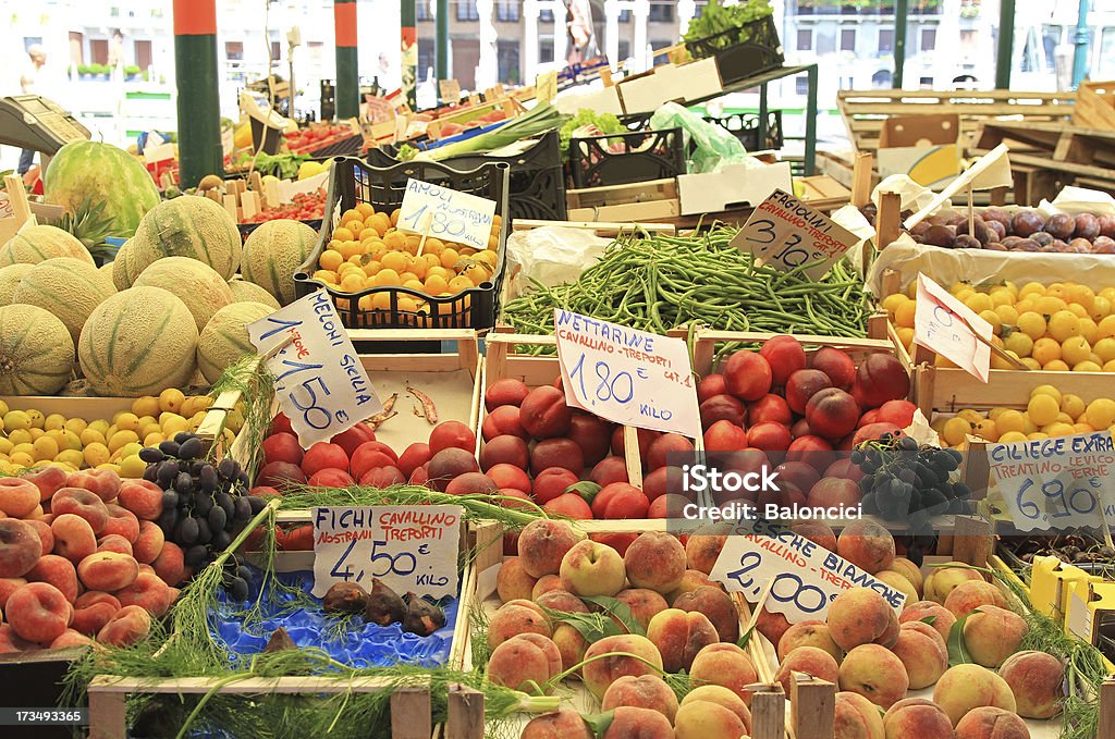 Mercato di Venezia - Foto stock royalty-free di Arancia