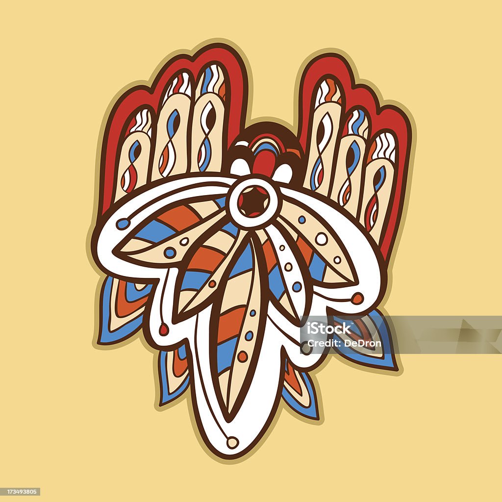 Tło z incas Ozdoba - Grafika wektorowa royalty-free (Indianin)