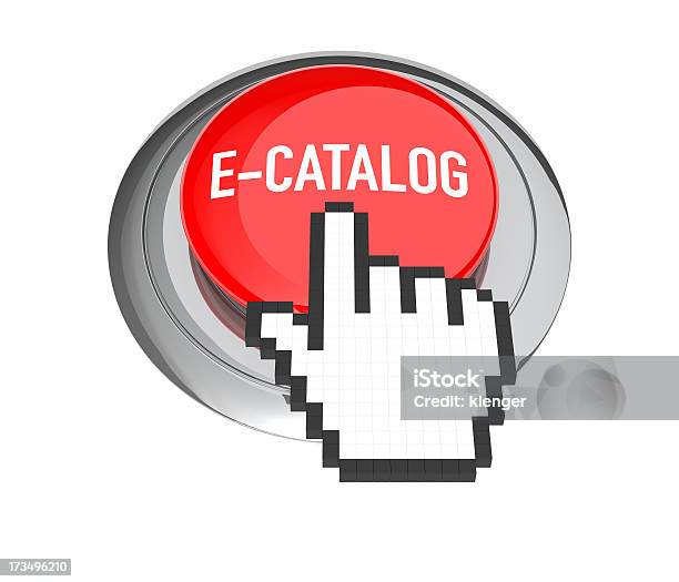 Foto de Ecatálogo Botão e mais fotos de stock de Botão - Peça de Máquina - Botão - Peça de Máquina, Catálogo, Computador