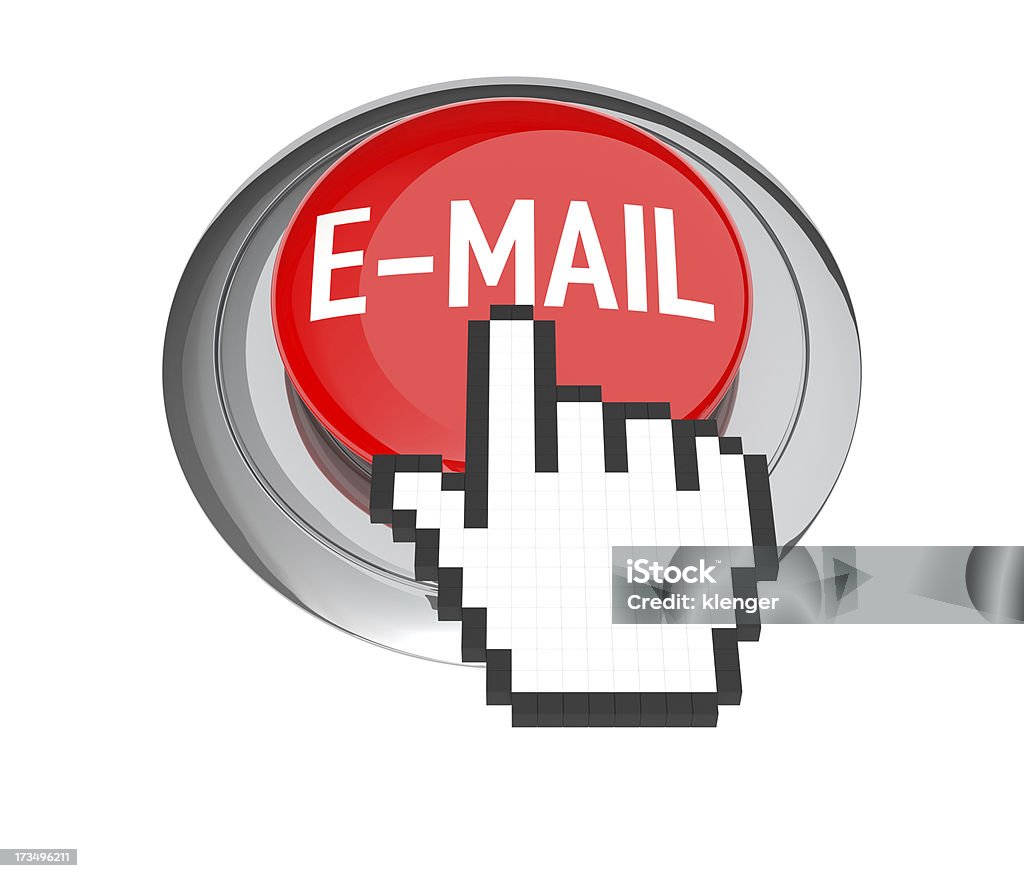 e-mail botão - Foto de stock de Arroba royalty-free