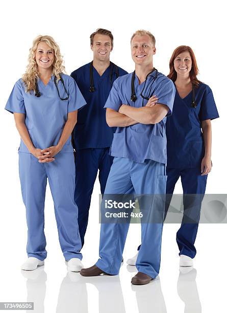 医療専門スタッフチーム - 4人のストックフォトや画像を多数ご用意 - 4人, 看護師, カットアウト