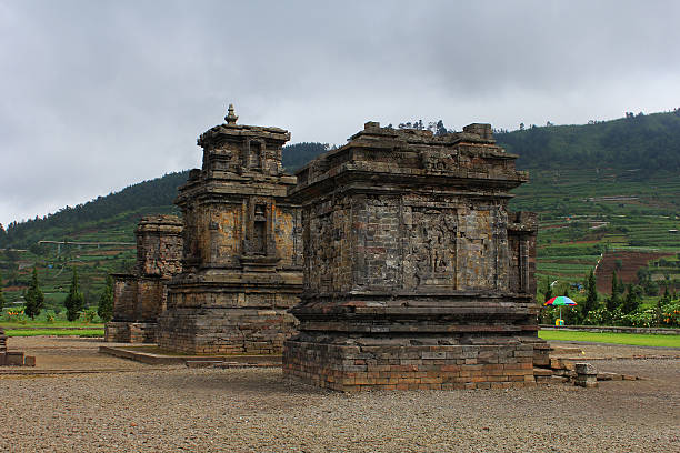 Arjuna temple complex Arjuna temple complex , Dieng Central Java, Indonesia dieng plateau stock pictures, royalty-free photos & images