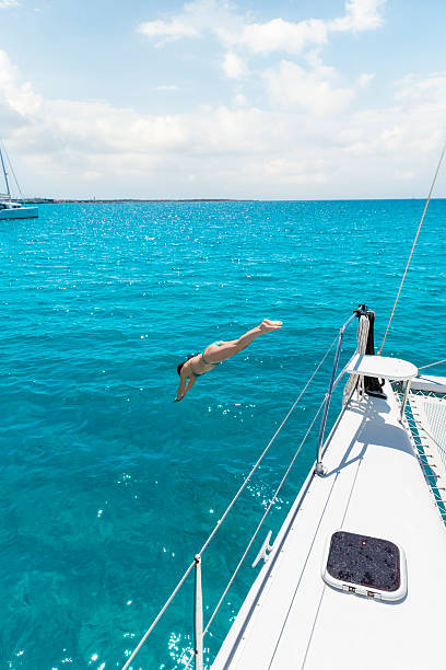 istock Jumping in the sea 173504130