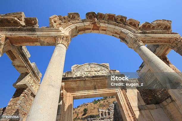 Temple Of 헤이드리안 에페수스 하띤 0명에 대한 스톡 사진 및 기타 이미지 - 0명, 건물 정면, 건축