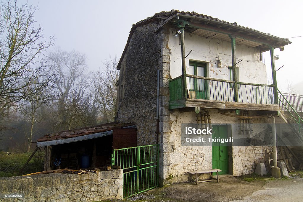 House tillage ferramentas filiais da vitória, Cantábria. Espanha. - Foto de stock de Agricultura royalty-free