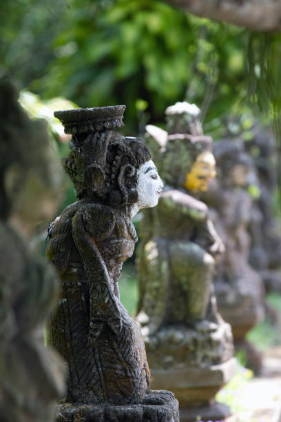 istock sacred Hindu temple statues in Bali 173507699