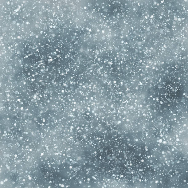 istock Snow falling, Winter season background 1735085904