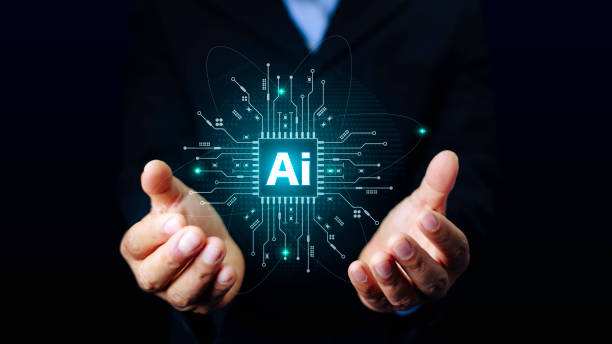 istock artificial intelligence concept. Business holding Ai icon global networks. Artificial intelligence and global information exchange technology is essential for business future digital world. 1735096611