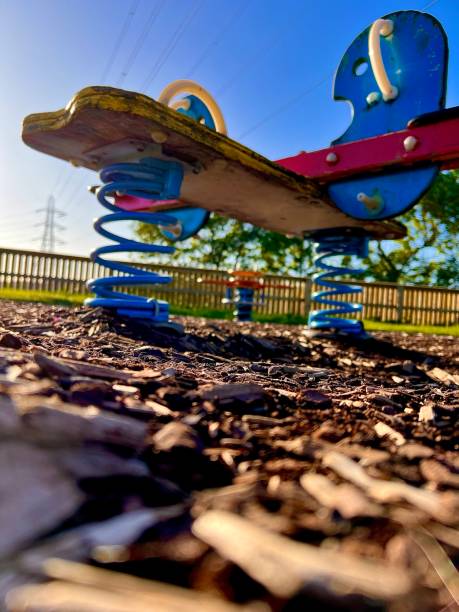 Low angle view of a children’s playground
