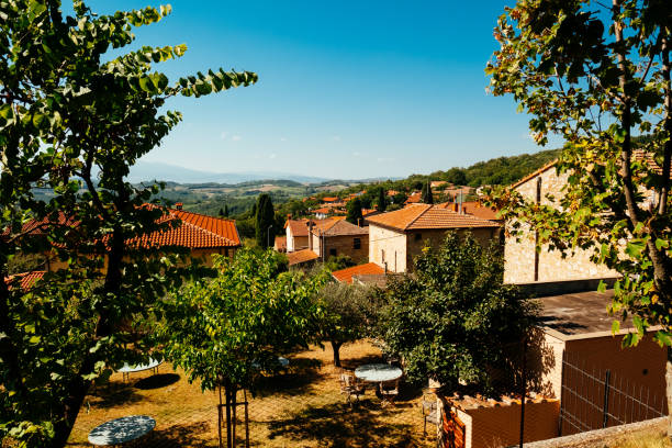 Village of Montefollonico in the Tuscany region of Italy.