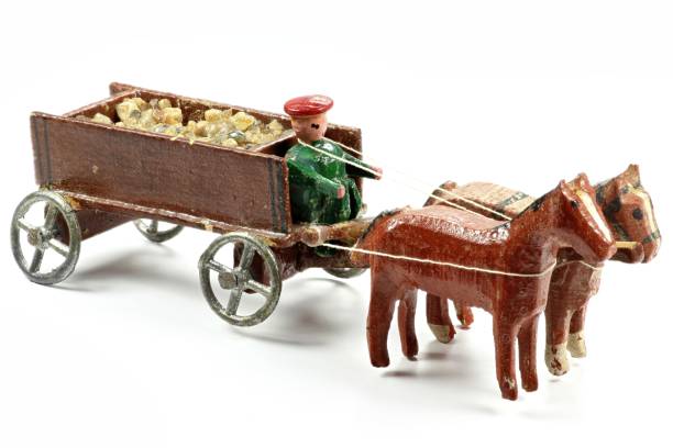 istock vintage horse-drawn coach from the Ore Mountains, Germany 1735197616