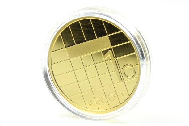 istock special gold issue of the Dutch Guilder 1 coin 1735200892