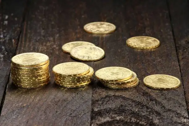 Photo of Swiss Vreneli gold coins