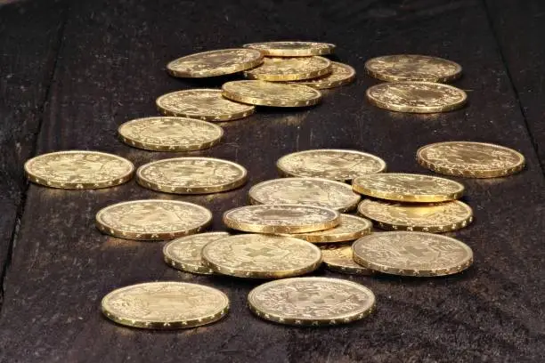 Photo of Swiss Vreneli gold coins