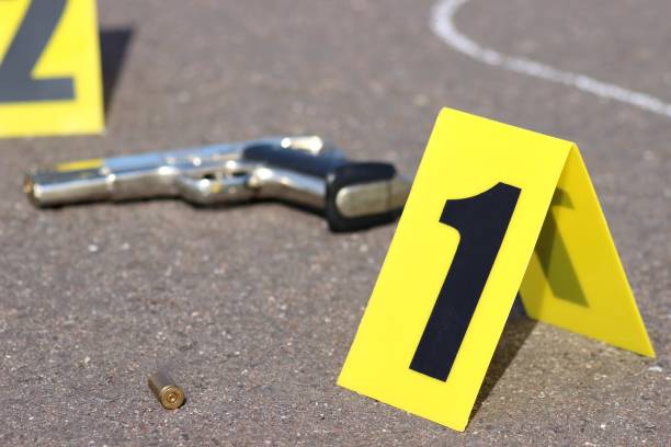 istock ID tents at crime scene after gunfight 1735288982