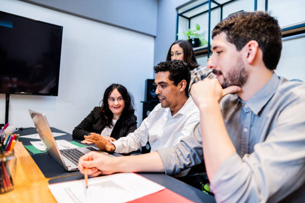 istock Business people working together in the office 1735361004