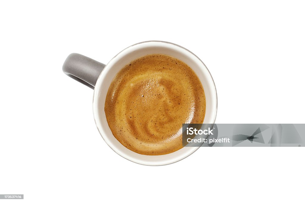 Coffee Cup of espresso, isolated on white background Coffee - Drink Stock Photo