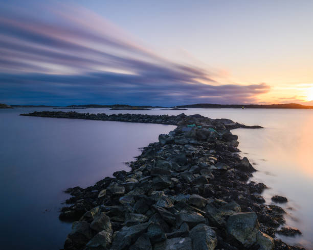 istock Tranquil Sunset over Gothenburg's Coastal Bay 1735383488