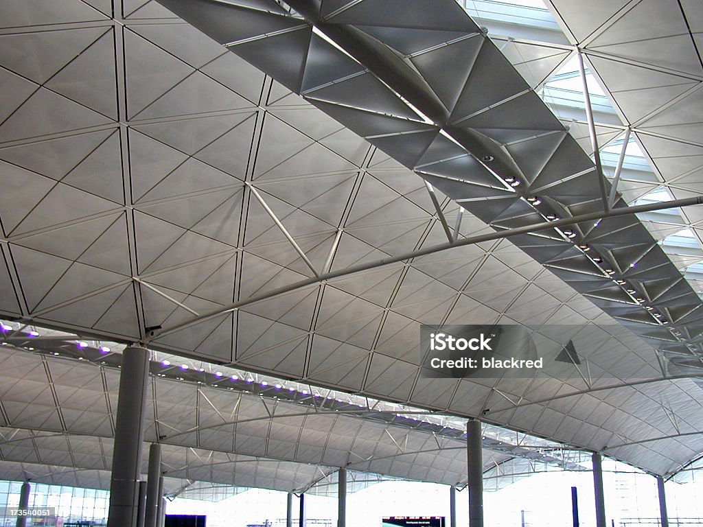 Estrutura de Arquitetura - Royalty-free Aeroporto Internacional de Hong Kong Foto de stock