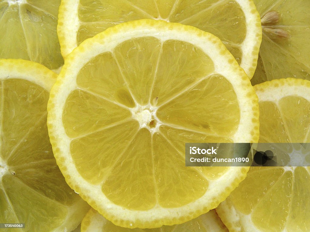 Fatias de limão - Foto de stock de Alimentação Saudável royalty-free