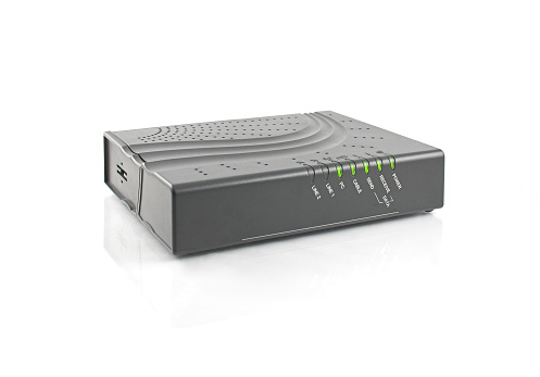 istock cable modem in horizontal position 173540362