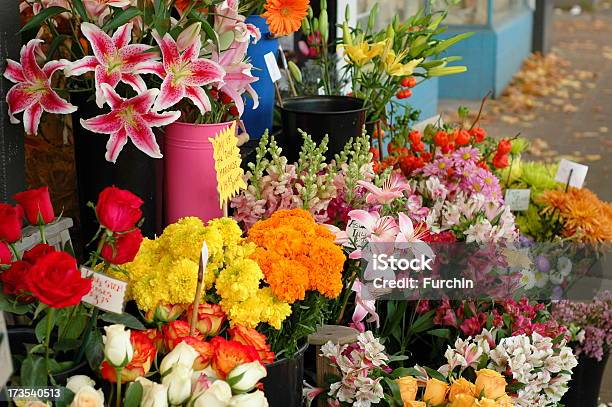 Photo libre de droit de Fleurs Au Fleuriste banque d'images et plus d'images libres de droit de Affaires - Affaires, Amour, Blanc