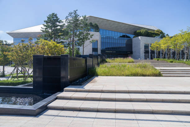 Incheon, South Korea - September 21, 2023: The Paradise City integrated resort complex, which offers a hotel, convention centres, spa, entertainment, retail and dining areas.
