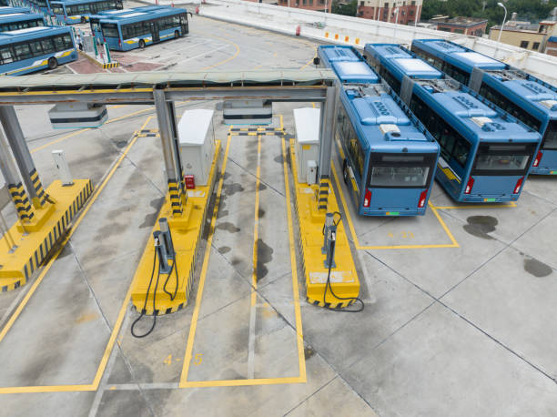 istock Urban electric bus charging facilities 1735406995