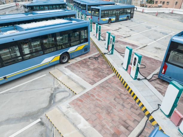 istock Urban electric bus charging facilities 1735407000