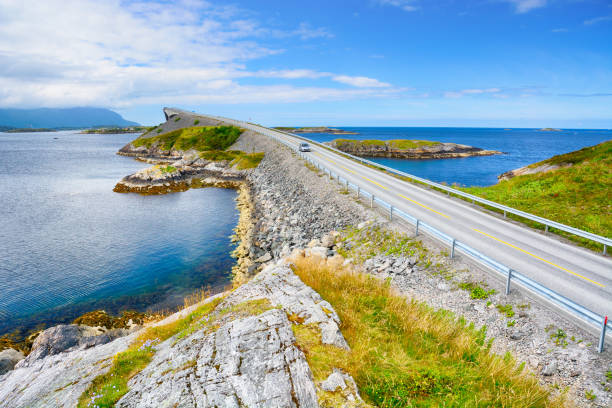 Storseisundet Bridge on the Atlantic road, Norway