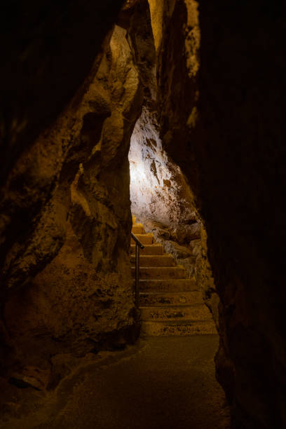 istock Light At The End of Staircase Tunnel in Carlsbad Caverns 1735409204