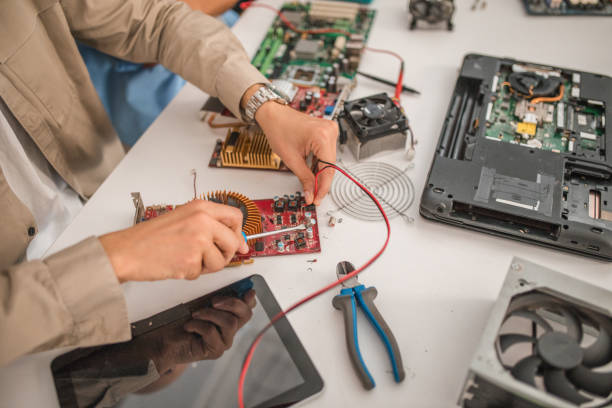 istock An unrecognizable male student learns to work with computer parts in an electronics class 1735409209